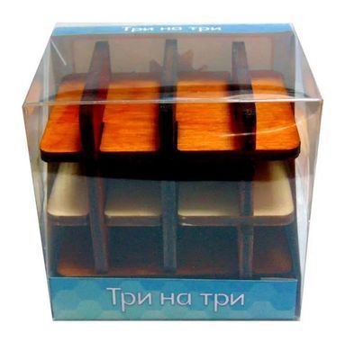 3D-головоломка дерев'яна Три на три