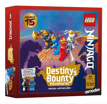 Настільна гра Lego: Ninjago &ndash; Пригоди &laquo;Дарунка долі&raquo; (LEGO: NINJAGO &ndash; Destiny&rsquo;s Bounty Adventures) LOB2608UA фото