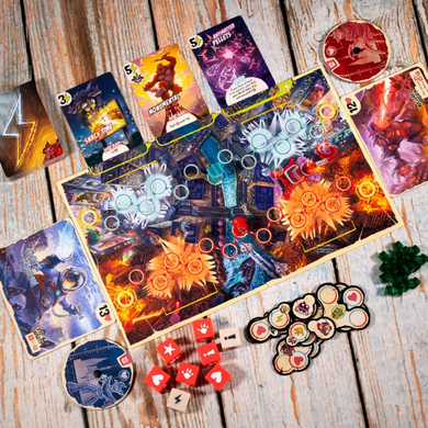 Настільна гра Володар Токіо. Дуель + промокарти (King of Tokyo: Duel) 8028 фото