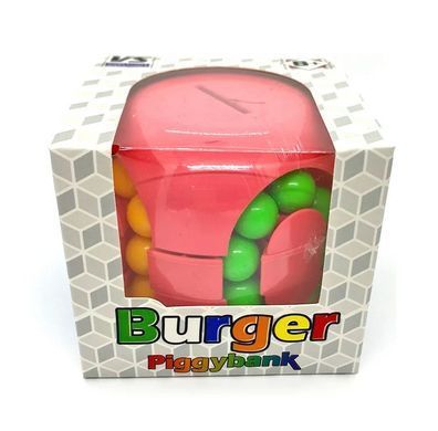 Головоломка-скарбничка Burger Cube (в асортименті)