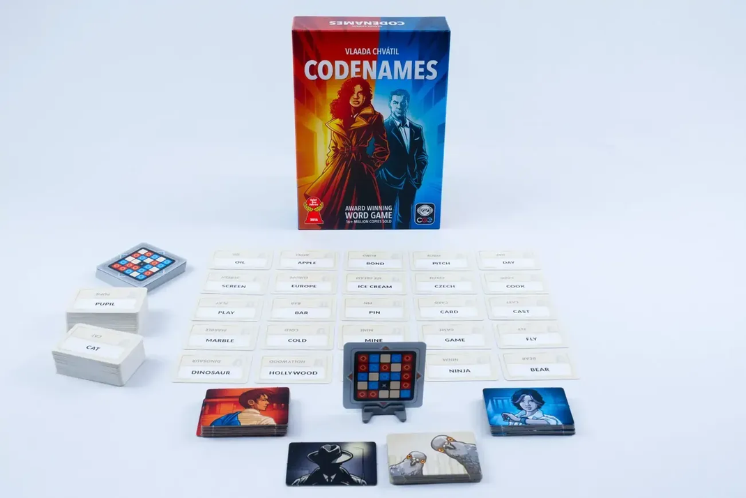 Настільна гра Кодові імена: гра слів (Codenames) | Купити в WOODCAT 😺