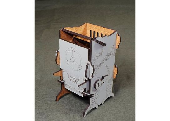 Вежа для кубиків "Нищівник кубиків" (Mechanical Dice Tower: Dice Crusher) (сірий)