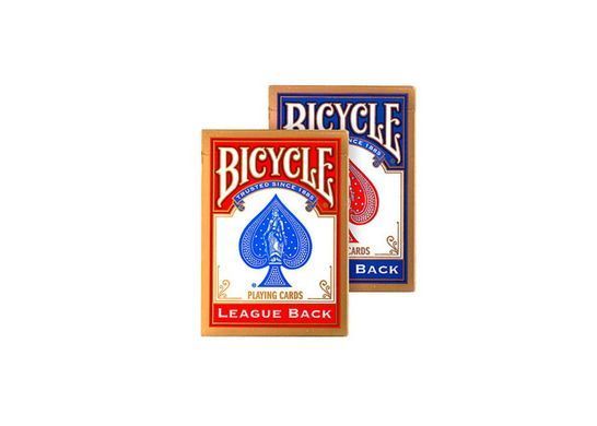 Карти гральні Bicycle League Back Standard Index (red, blue)