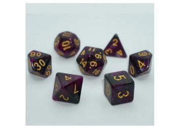 Набір кубиків Galaxy 7 Dice Set - Dark purple (7 шт.)