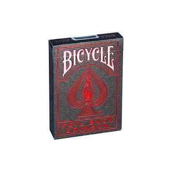 Карти гральні Bicycle Foil Back Crimson (red)