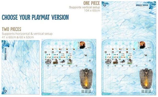 Плеймат Нескінченна Зима (Endless Winter. Large Playmat Two Pieces Board) (2 частини)
