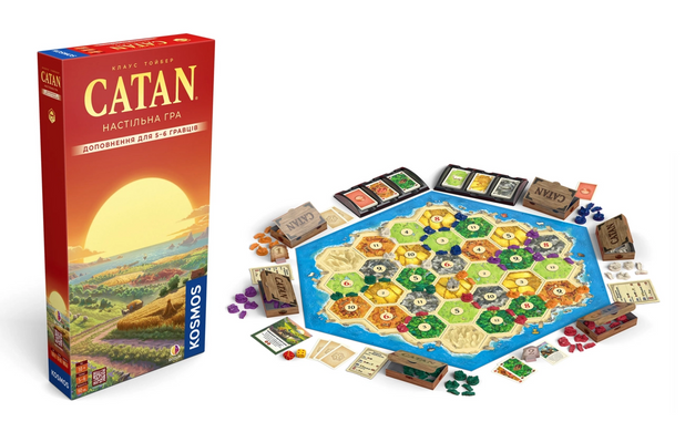 Настільна гра CATAN. Доповнення для 5-6 гравців R101UA фото