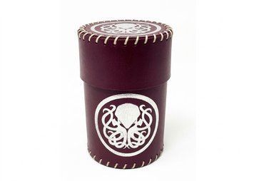 Чаша для кубиків Ктулху (бургунді) (Dice cup Cthulhu burgundy)