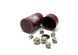Чаша для кубиків Ктулху (бургунді) (Dice cup Cthulhu burgundy)