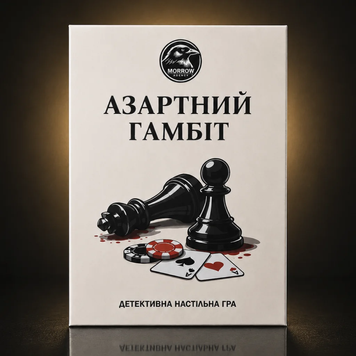 Детективна настільна гра Азартний гамбіт  gambit фото