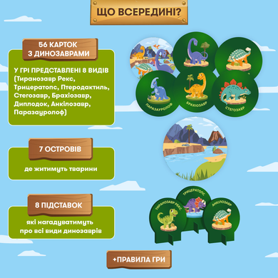 Настільна гра Дино острів orner-3632 фото